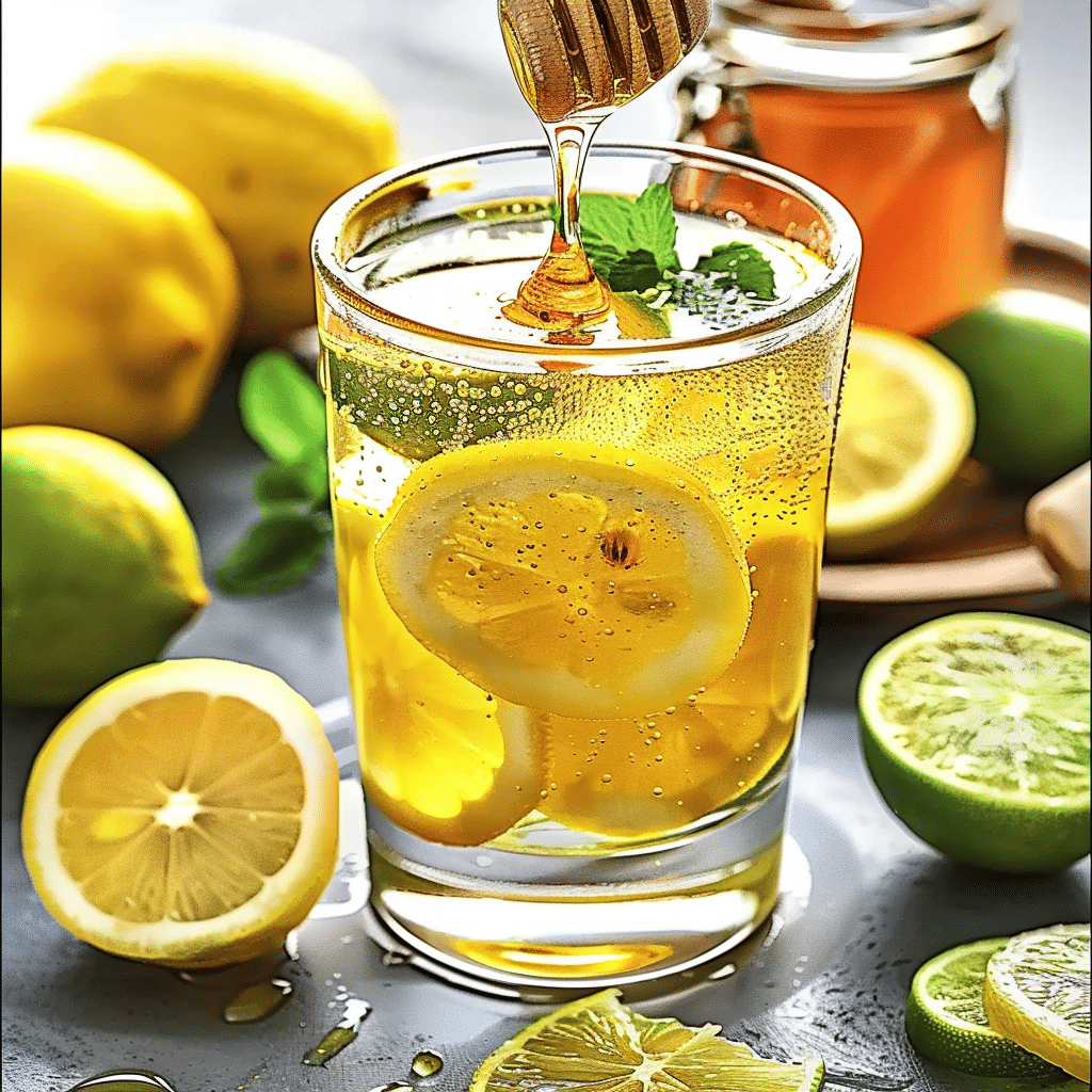 natural mounjaro recipe detox drink in glass